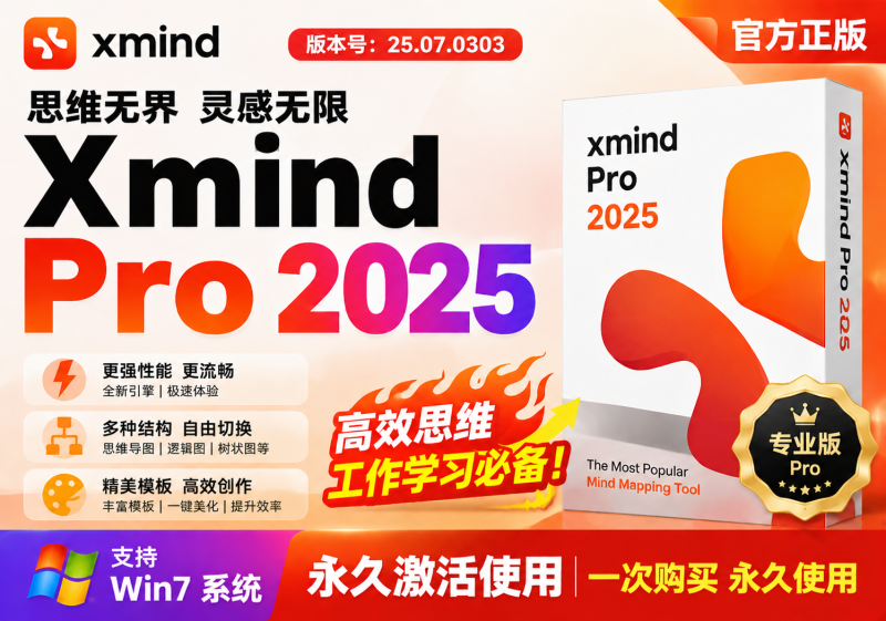 Xmind Pro 2025思维导图-Win-福森网